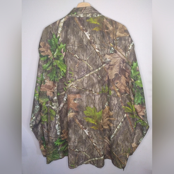 Mossy Oak Meshback Flyweight Camo Hunting Shirt 2XL - Picture 7 of 7